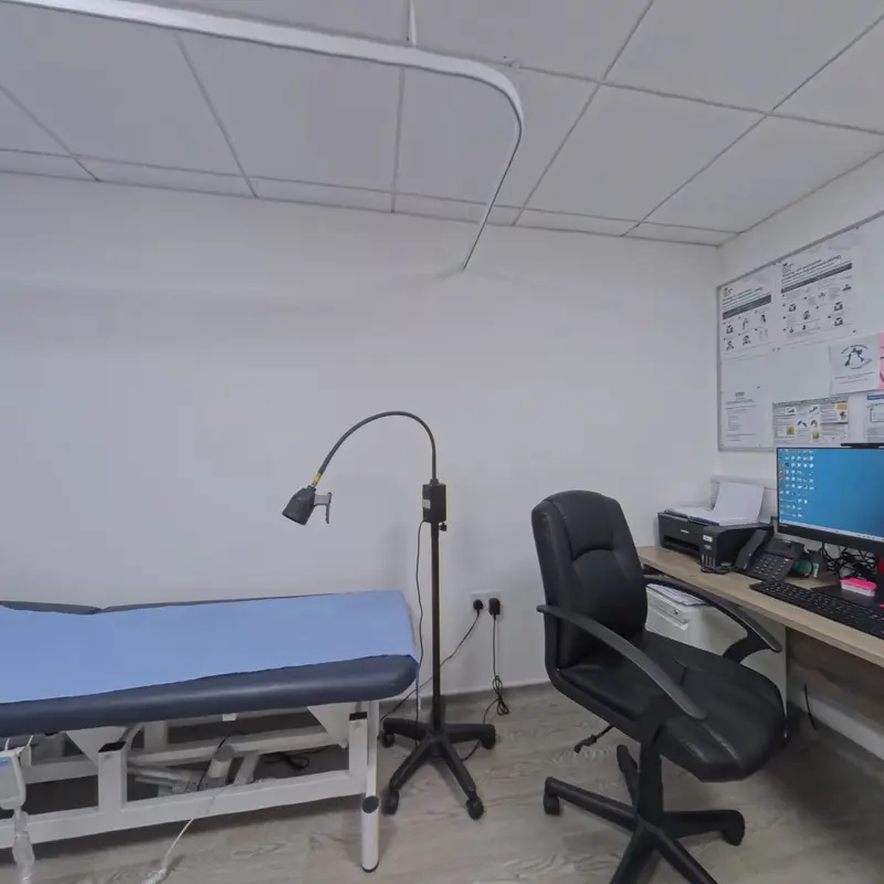 Consulting room with couch